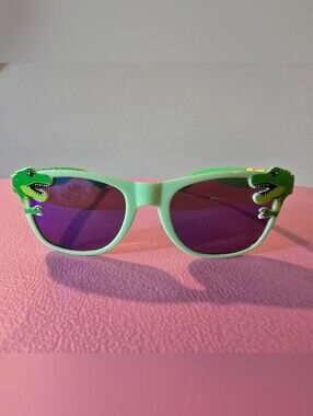 Roar Mint Green Kids Sunglasses with Purple Lenses